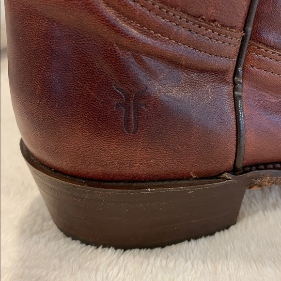 Frye Vintage Brown Leather Cowboy Boots - Men’s 9.5D